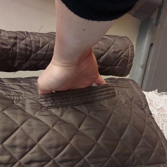 METAPHOR Hooded Zippered Puff Jacket - Picture 4 of 16